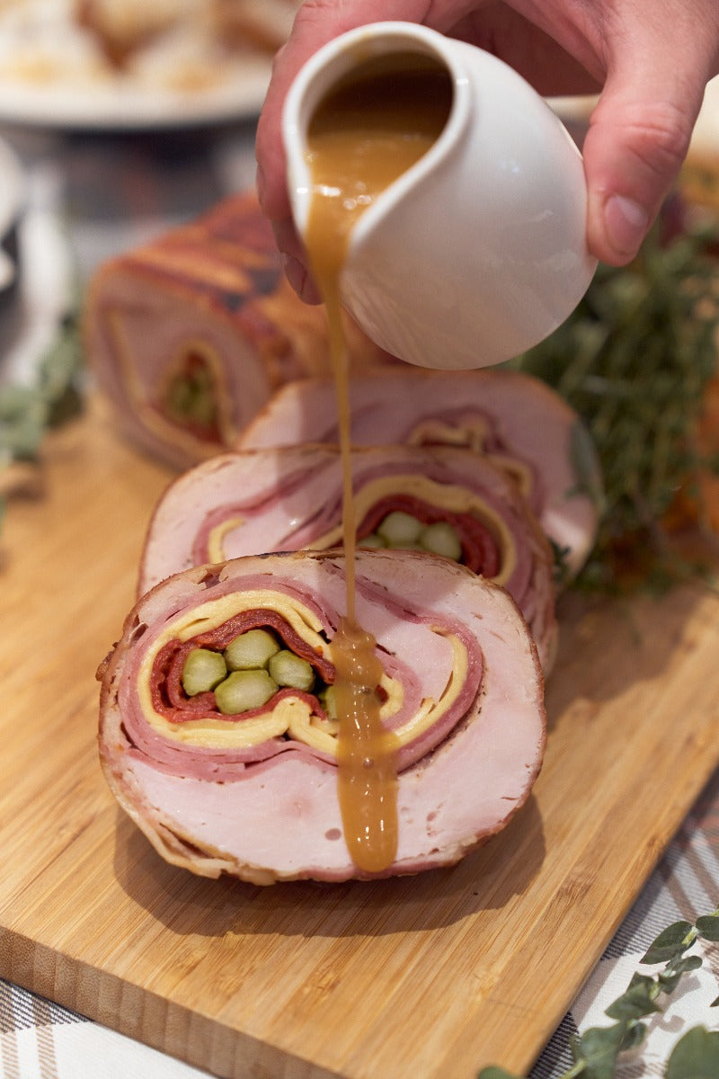 Bacon-Wrapped Stuffed Turkey 10 serves
