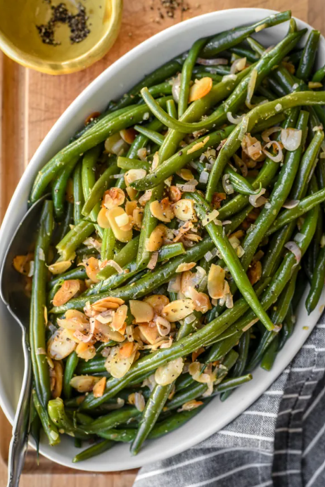 Green Beans Almondine